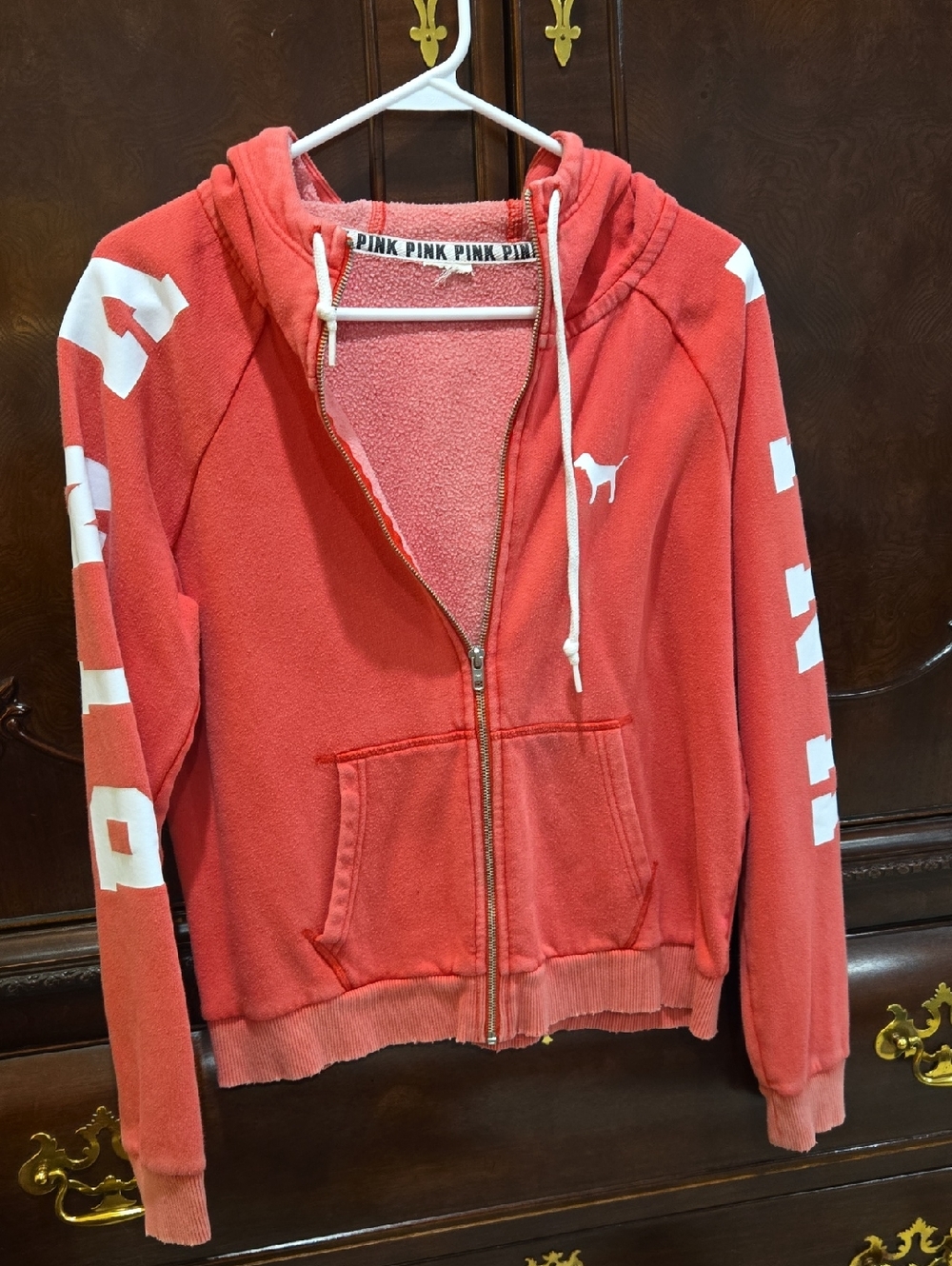 Pink Kids' Coral Zip-Up Hoodie Jacket - PINK Victoria's Secret
